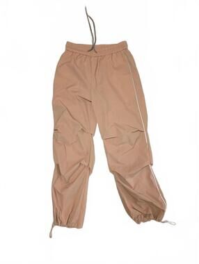 Bakyard Beige Casual Drawstring Elastic Waist Pants